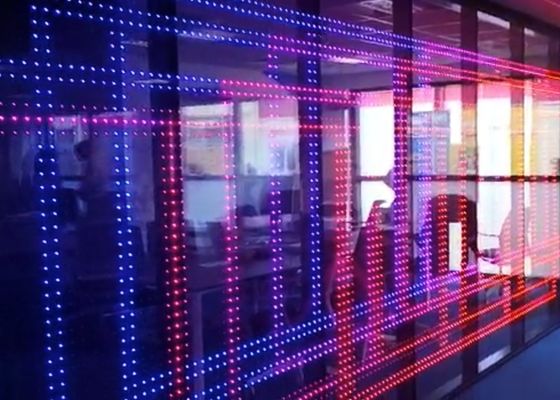 3W / M2 صفحه های پارتیشن شیشه ای LED نورپردازی 40.7 میلی متر