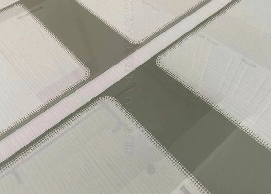 صفحه تخت تقویت کننده حرارت 4mm Acid Etched Tempered Panels